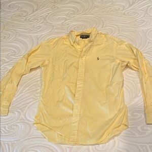 Ralph Lauren Yellow Casual Button Down Shirt